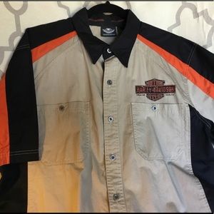 Men’s Harley Davidson button down shirt